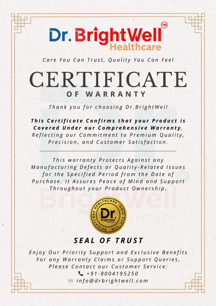 CERTIFICATE OF WARRANTY