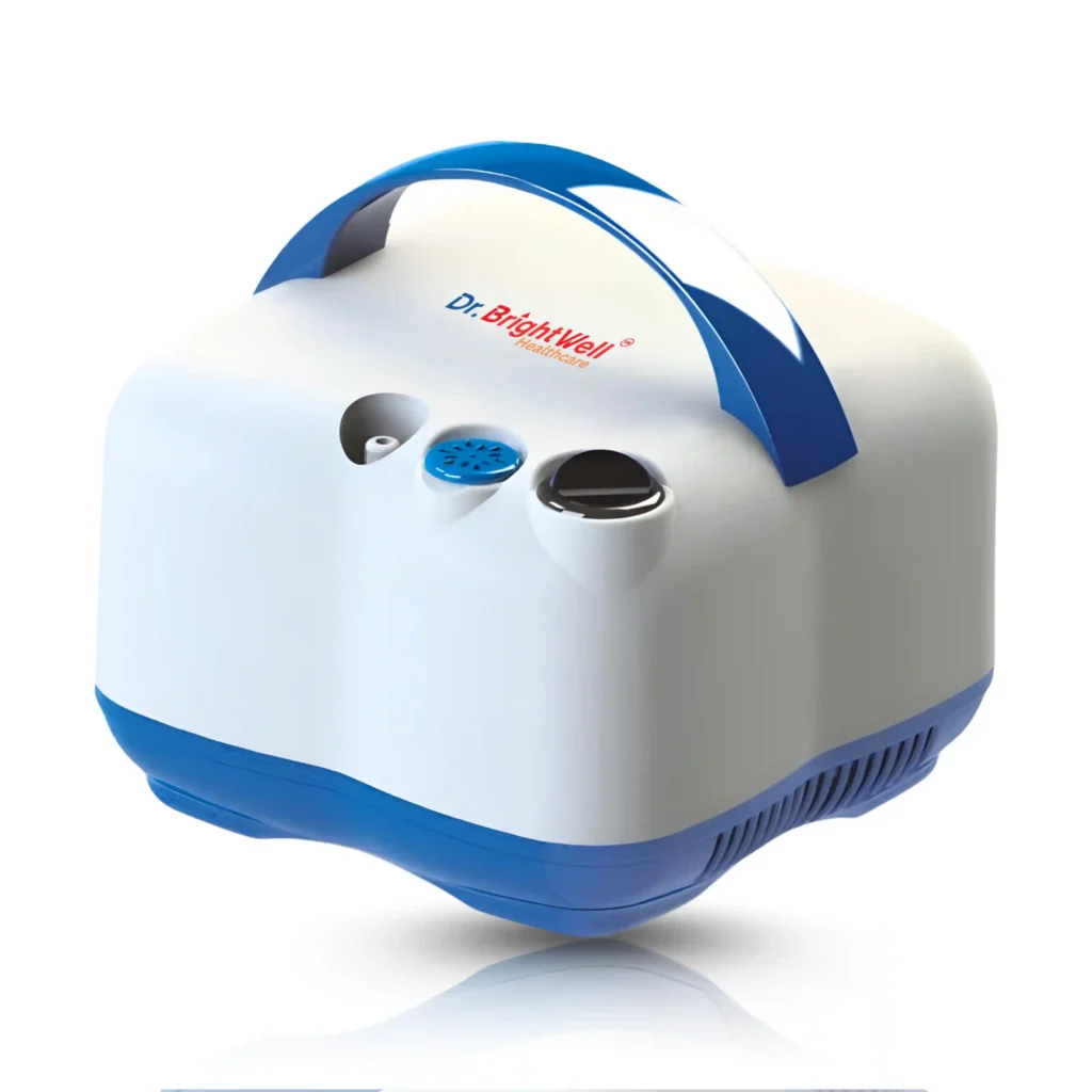 Dr.BrightWell Nebcore Nebulizer piston compressor device with ergonomic carry handle
