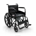 Dr.Brightwell Comfort Commode Wheelchair U-Cut