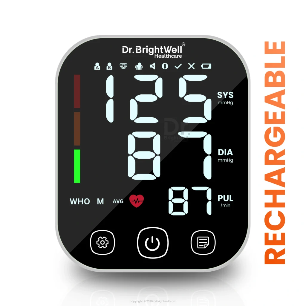 Dr.Brightwell EasyView Rechargable Blood Pressure Monitor