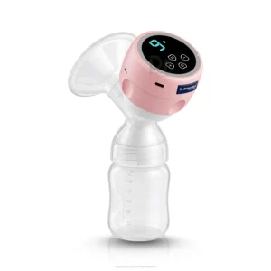 Dr.Brightwell Electric Breast Pump with LED display and integrated milk collection bottle