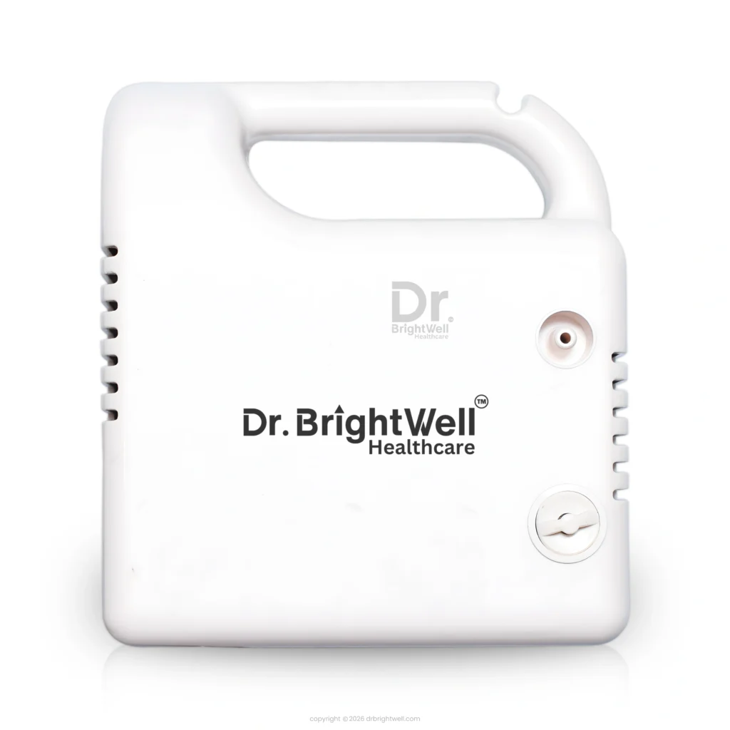 Dr.brightwell NebMax Nebulizer with Adjustable Fumes Chamber and Ultra low noise operation