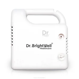 Dr.brightwell NebMax Nebulizer with Adjustable Fumes Chamber and Ultra low noise operation and Nebulizer for Home Use