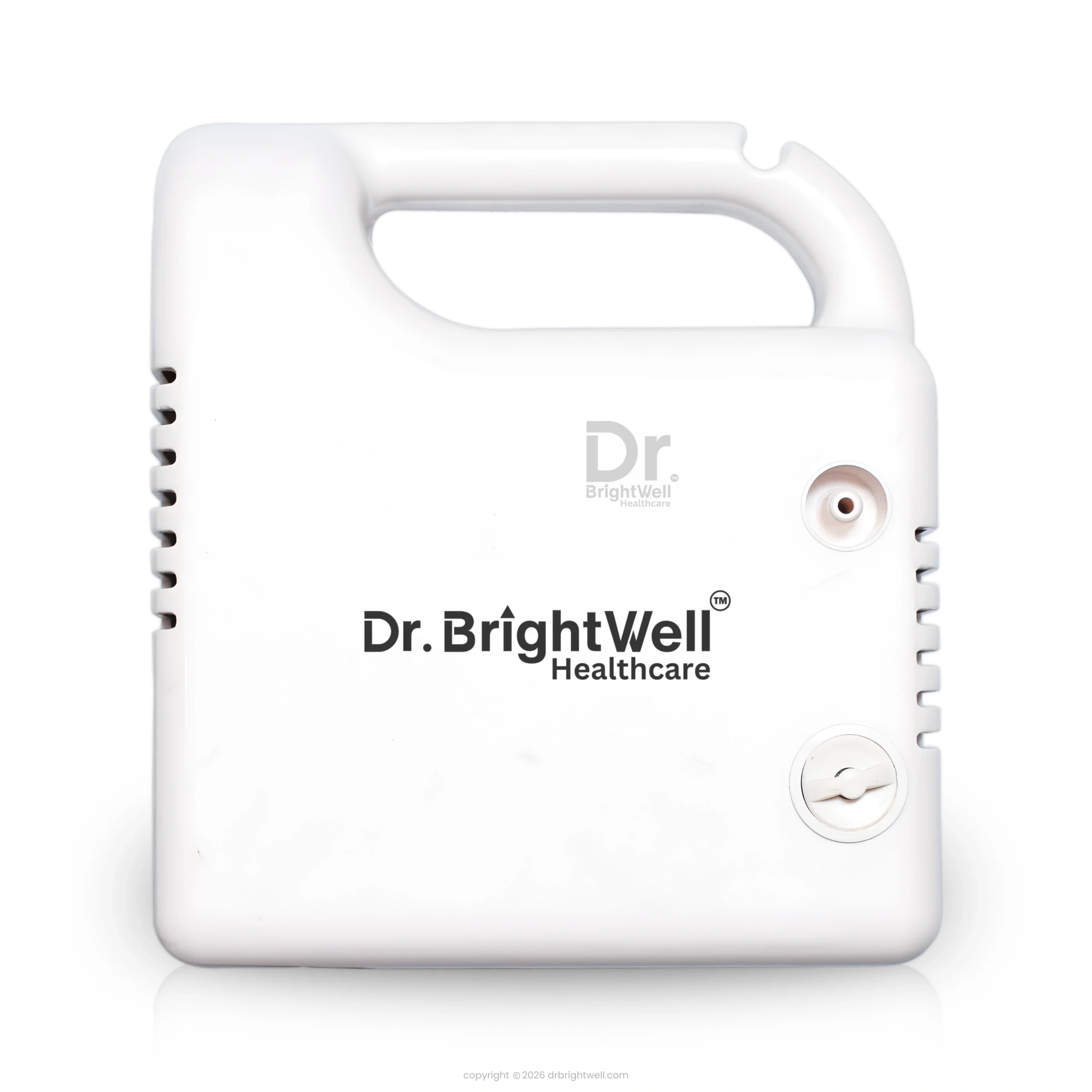 Dr.brightwell NebMax Nebulizer with Adjustable Fumes Chamber and Ultra low noise operation and Nebulizer for Home Use
