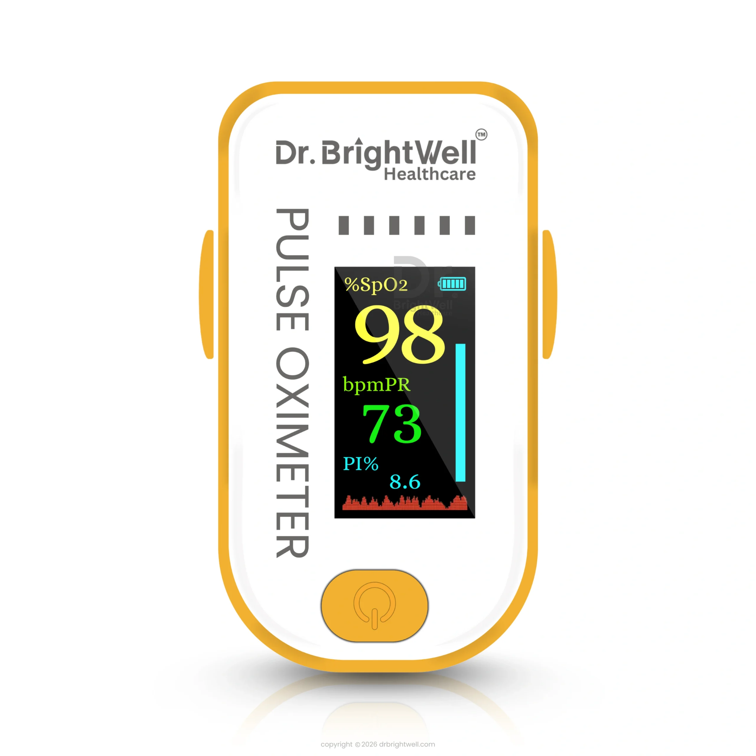 OxiBright Fingertip Pulse Oximeter | Dr.Brightwell