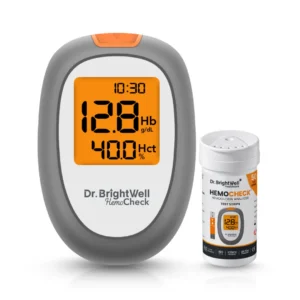 Dr.Brightwell Hemoglobin Analyzer Hemocheck with 25 strips free
