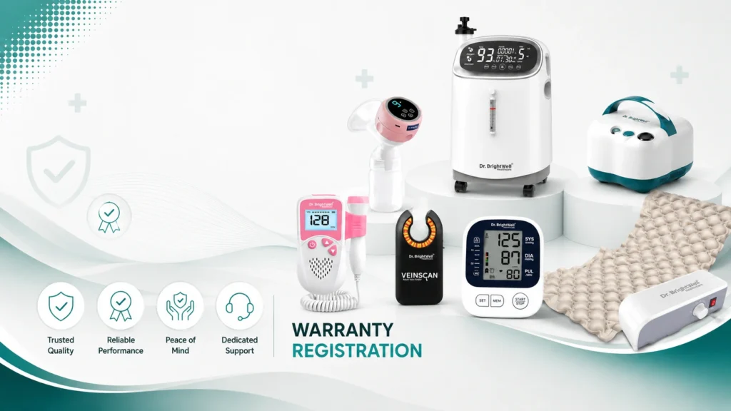 Dr.Brightwell Warranty registration main banner