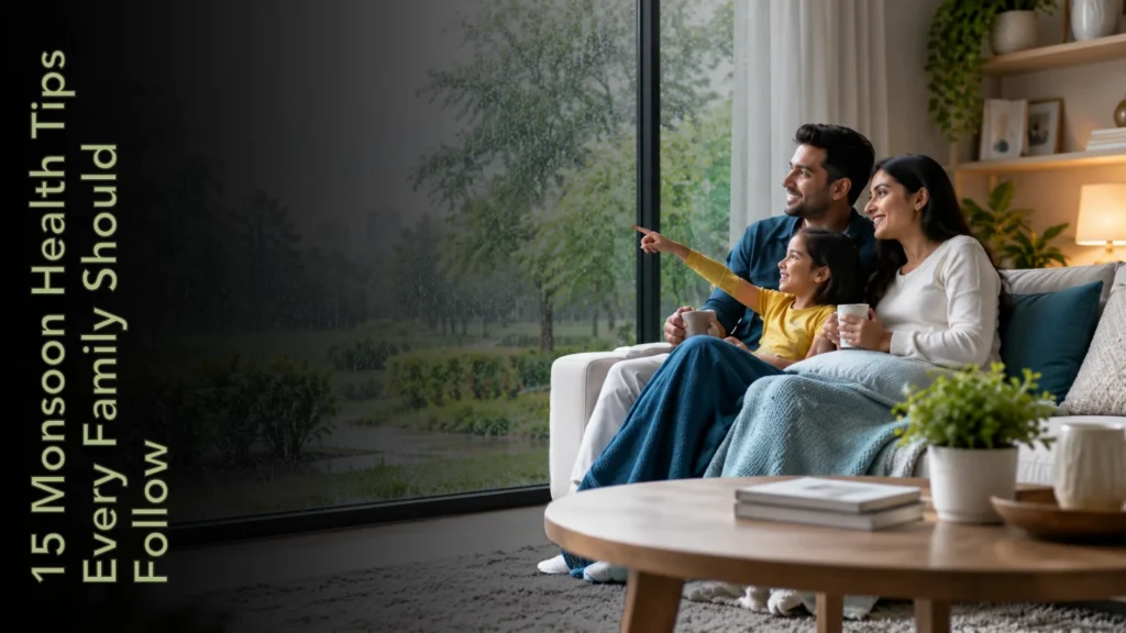 Monsoon Health Tips: 15 Rainy Season Precautions Every Indian Family Should Follow monsoon health tips