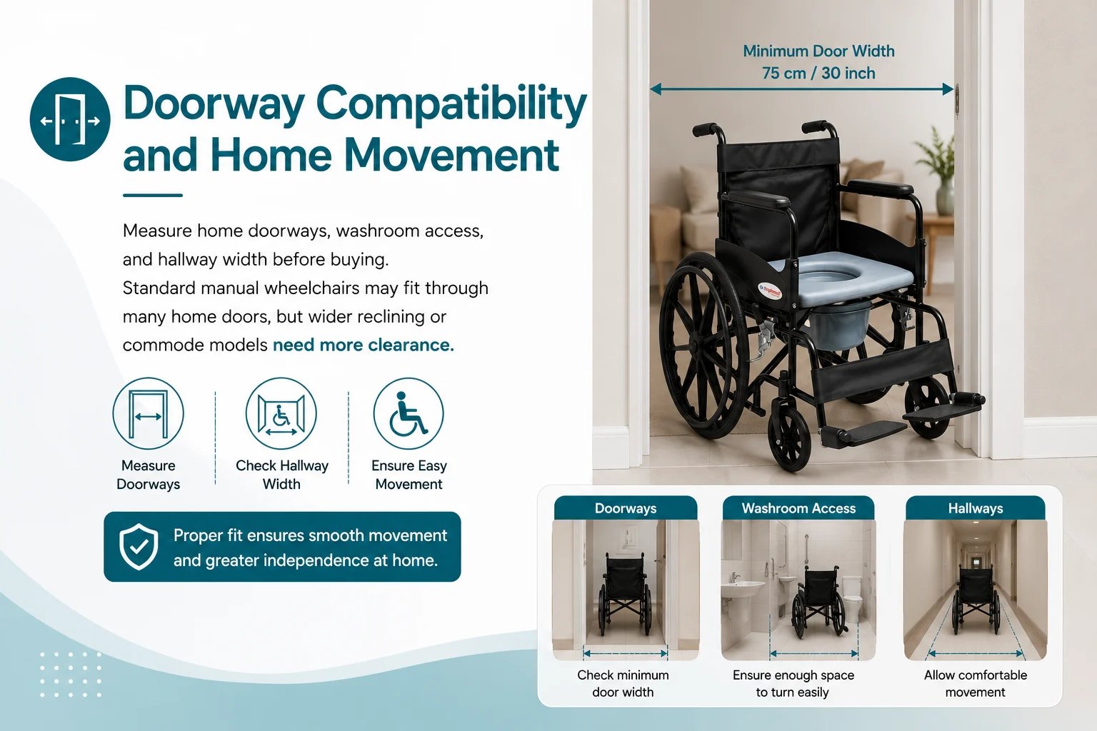 Best wheelchair, door way compatibility