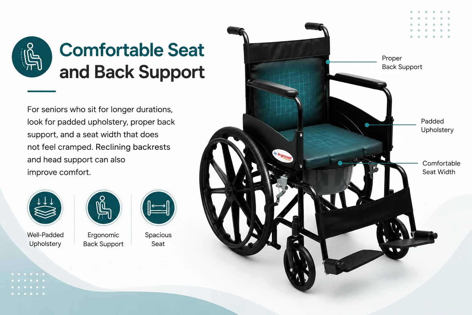 Best wheelchair with seat comfort