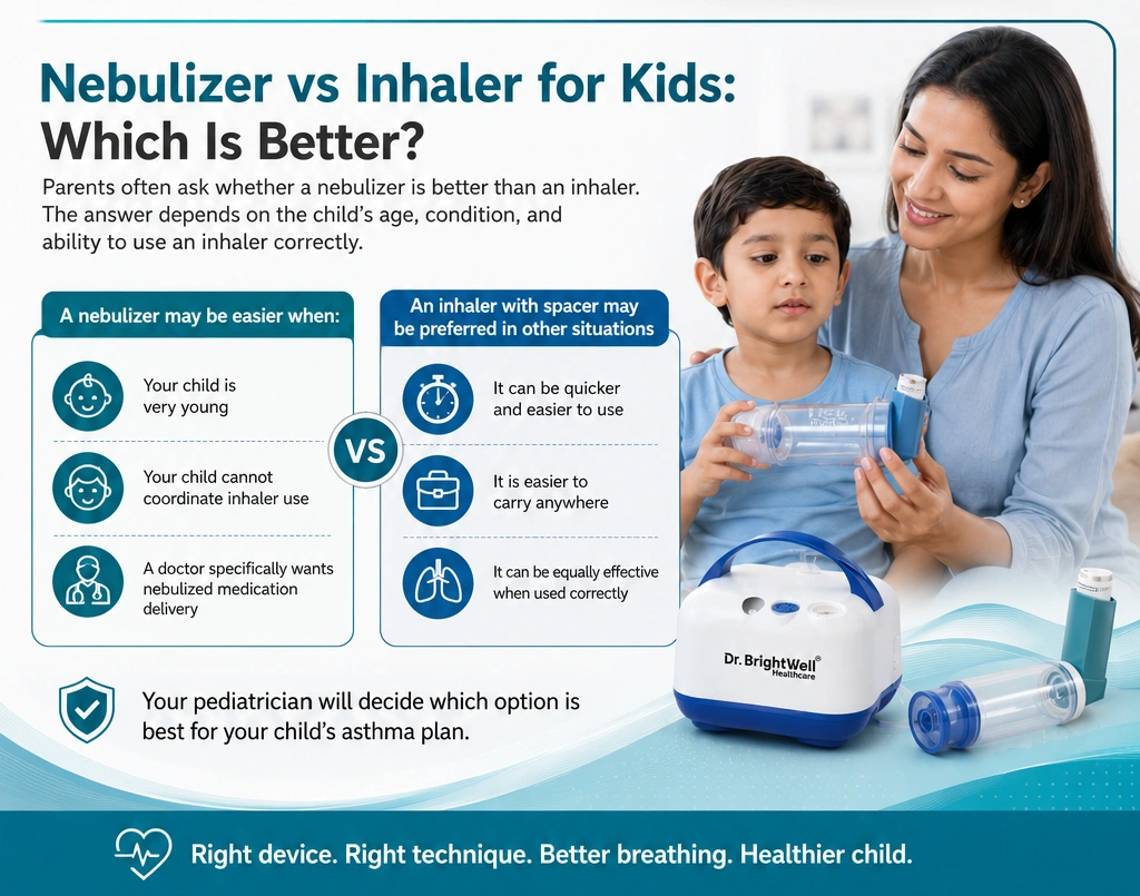 Nebulizer vs Inhaler
