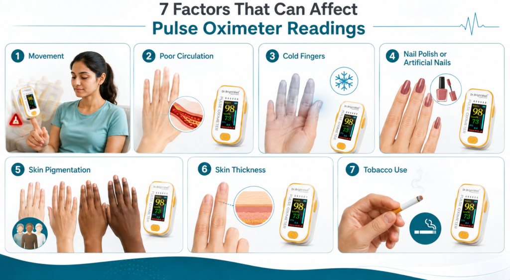 Factors affecting pulse oximeter Accuracy