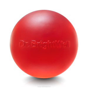 Dr.Brightwell COMFORTEQ red high-density gel exercise ball
