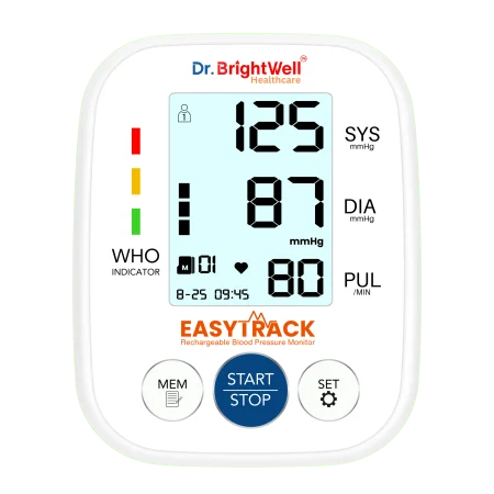 Dr.BrightWell EasyTrack Blood Pressure Monitor